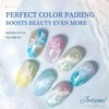 JODSONE White Blooming Wave Nail Gel 16.5ML,Spreading Effect for Ocean