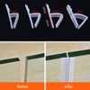 ETOPARS Bathroom Seal Bathroom Door Sealing Strip Screen Shower Cubicles