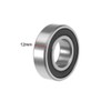 sourcing map 6004-2RS Deep Groove Ball Bearing 20x42x12mm Double Sealed