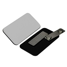 Name Tag/Badge Blanks - 10 Pack - White 1-1/2" X 3", Round Corners, Magnetic Backing