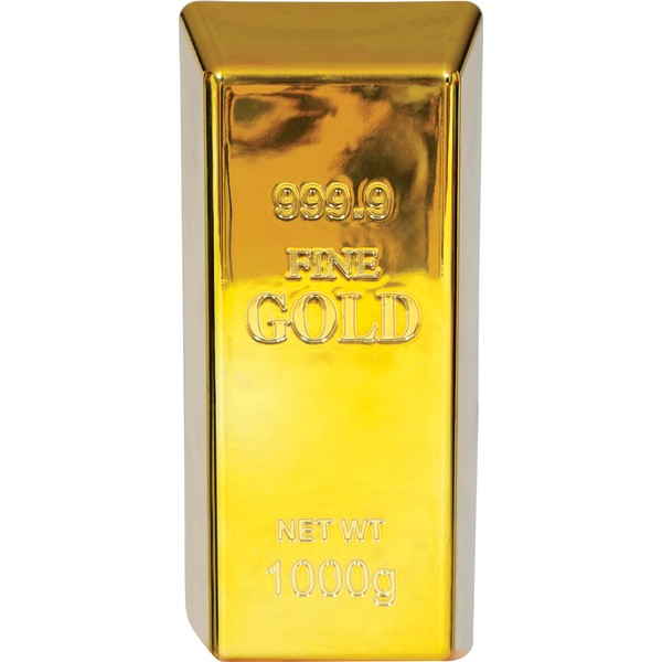 FIESTAS GUIRCA | Fake Gold Ingot (6.3x1.8 in) - Fancy
