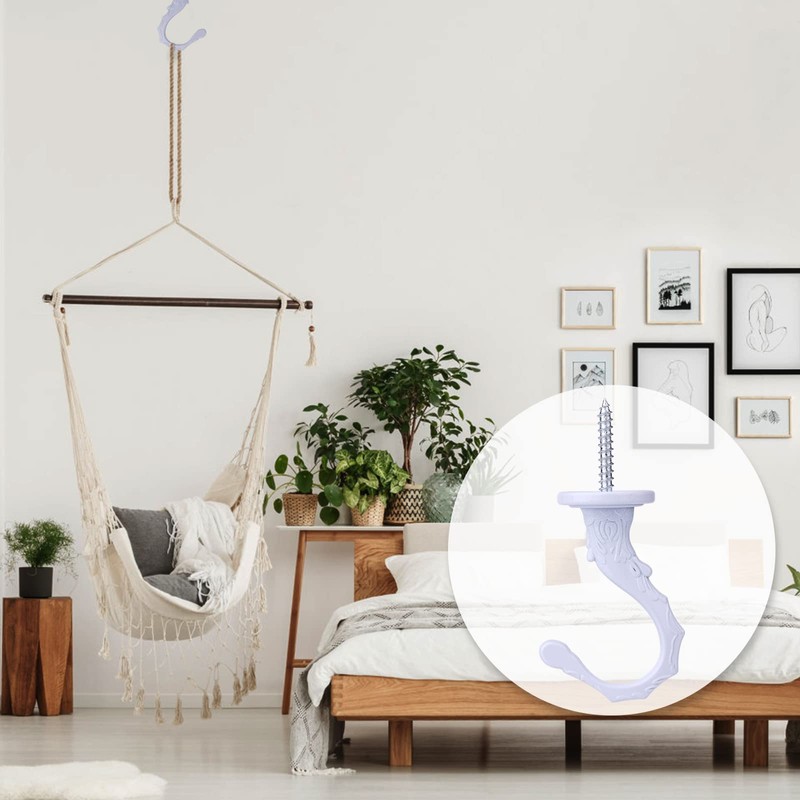 AIEX 4 Sets Ceiling Hooks, Plant Hooks for Ceiling with