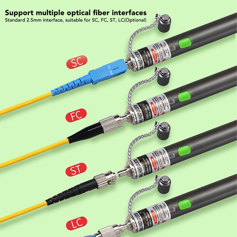 Visual Fault Locator 20KM Fiber Optic Cable Tester Source Meter