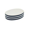 Harbour Housewares Soap Dish - Glazed Ceramic Bathroom Sink Holder