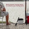 AIMALL 2-in-1 Telescopic Bait Throwing Spoon for Fishing, Extendable to