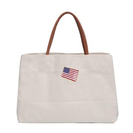 ZPDNURZL U.S.A America United States Flag Oblong Rectangle Shape Pin Back Butterfly Buckle or Cylinder Buckle Brooch Patriotic Badge (Butterfly Buckle, Red America)