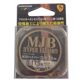 SHIMOTSUKE Fluorocarbon Line MJB Hyper Fluoro 11.8 ft (30 m) 0.175 Clear