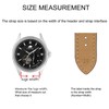 BISONSTRAP Leather Watch Straps, Soft Replacement Bands with Polished Buckle,20mm,
