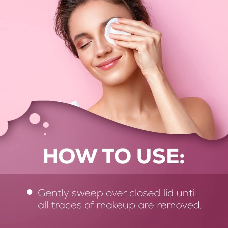 Andrea Eye Q's Oil-free Eye Makeup Remover Pads, 65-Count (Pack