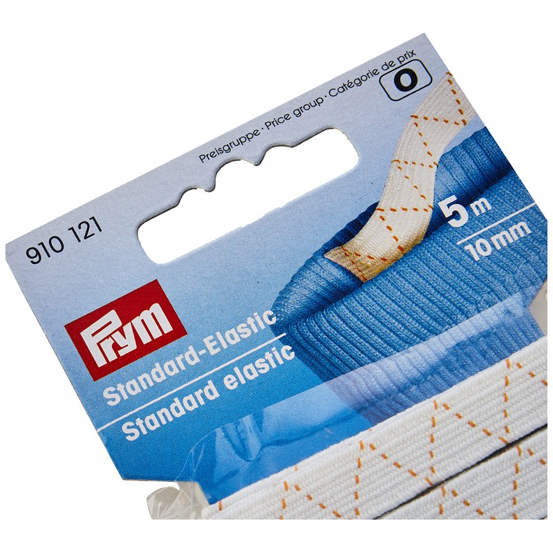 Prym - White (10 mm, 5m) Elastico Standard - 1