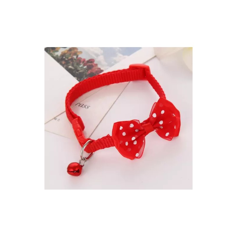 speedway Nylon Cat Cute Collar with Bell bow tie for