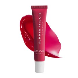 Summer Fridays Lip Butter Balm - Day/Night Hydrating Lip Mask - Shea Butter, Vegan - Cherry (0.5 Oz)