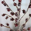Factory Direct Craft Set of 2 Snowy Artificial Burgundy Berry