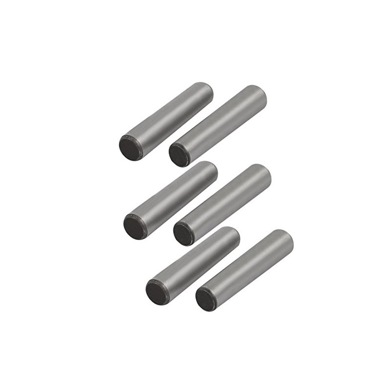 uxcell Carbon Steel GB117 25mm Length 5mm Small End Diameter