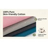 TUYUU 6 Pack Washable Cotton Eye Pillow Covers, Removable Zippered