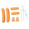 KONTONTY Crutch Accessories Kit Replacement Parts Pads Tips Handle Grip