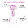 WishLotus 2 PCS Jellyfish Fish Tank Decorations, Simulation Jellyfish Plant
