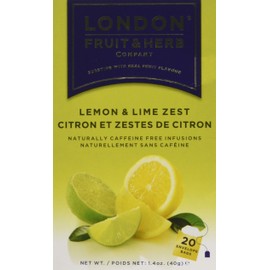 London Fruit And Herb Lemon and Lime Zest 20 Teabags (Pack of 1)
