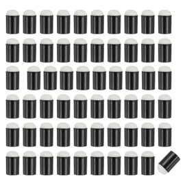 PATIKIL Finger Sponge Daubers, 60Pcs Finger Painting Sponge Set Craft Drawing Foam Dauber for Art Ink Crafts Card Making Chalk, Black