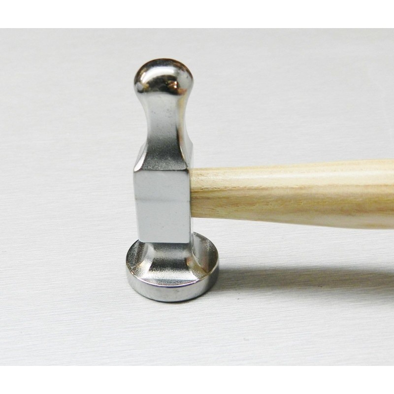 Jewelers Chasing Hammer 1-1/4" Flat Face Jewelry Silversmiths Metalwork 32mm