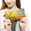 Livel lhood Sunflower Makeup Bag Field of Sunflowers Small Toiletry
