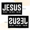 JESUS CHRIST THE REAL THING Flag - UV Fade Resistant