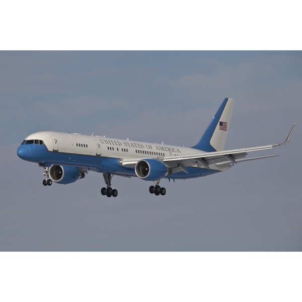 Posterazzi A Boeing 89th Airlift Wing in flight over Germany.