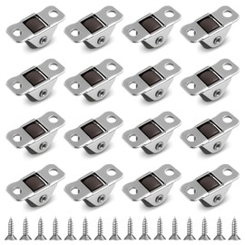 Giantree 16 Stück Möbelrollen Klein, 1,2 cm Gummi Laufrollen mit Stahloberplatte, Leise Bockrollen Mini-Lenkrollen für Möbel Schränke Werkzeugkisten DIY-Projekte und Kleingeräte