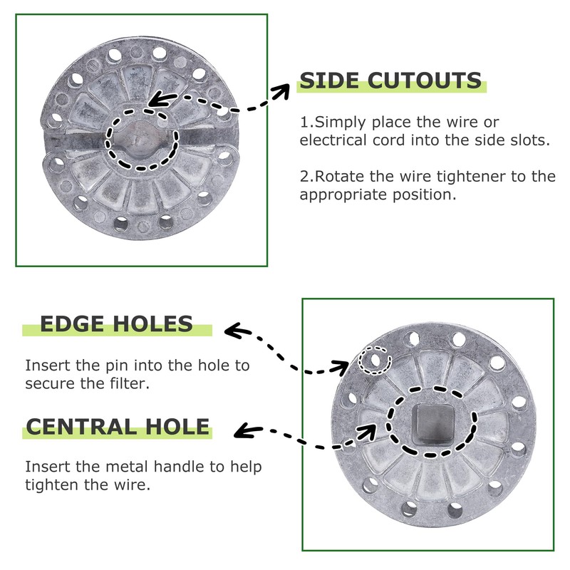 Electric Fence Wire Strainer, 10Pcs Rapid Wire Tensioner, Fence Tightener,