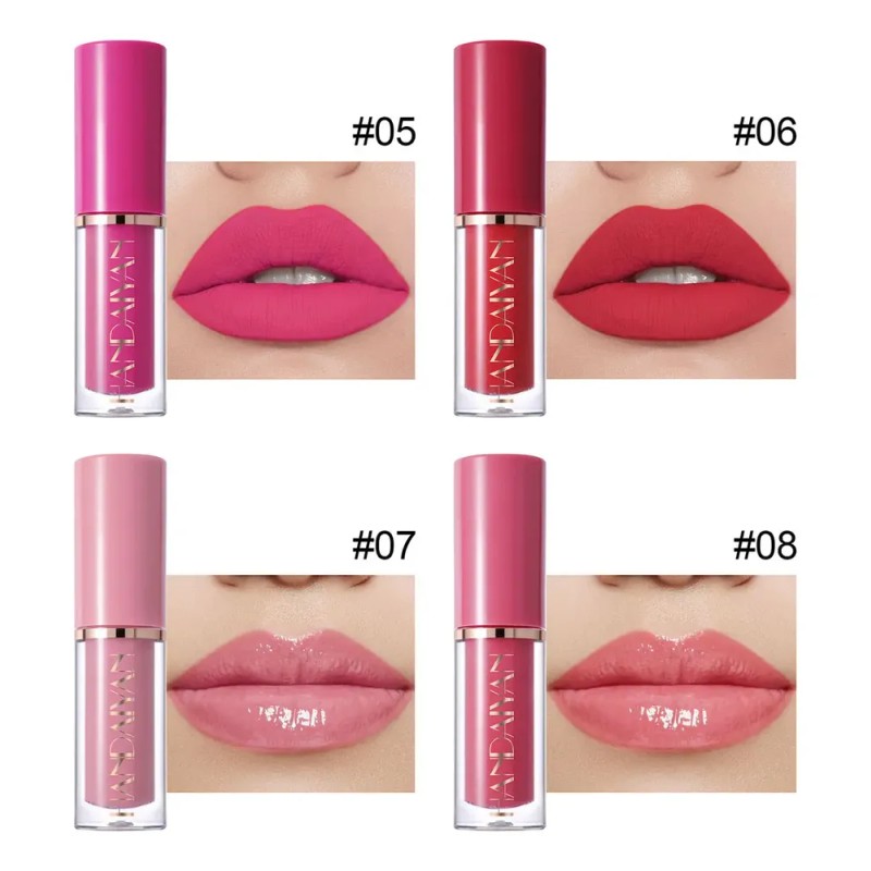 Set De 12 Unidades De Pintalabios Líquidos Matte Shimmer