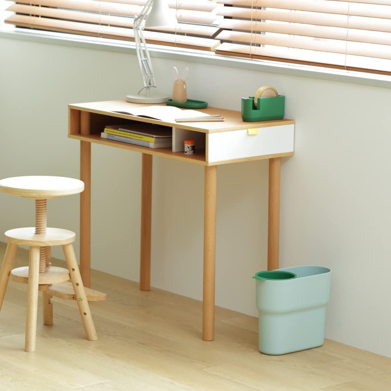 ideaco Trash can niko one with Sorter Cup, Light Blue