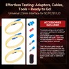 VFLVisual Fault Locator Kit 50mw,Fiber Optic Cable Tester Tool Kit,Fiber