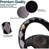 ZONETECH Luxe Diamond Bling Steering Wheel Cover – Premium Crystal
