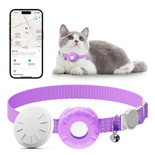 Cat Tracker, Waterproof Pet Tracker for Cats, Cat Tracker Collar