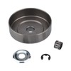 Cancanle 3/8 6T Clutch Drum Sprocket Washer E-Clip Kit for