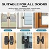 FYHJTRT Sliding Barn Door Lock, Heavy Duty Bolt Lock with