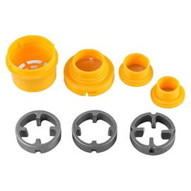 VOANZO Electric Drill PVC Thread Maker Tool,Plastic Pipe Tap Die Set Pipe Threader Kit With 3 Dies, Pipe Threader Plumbing Tool For Professional Pipe Threaders