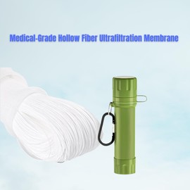 Portable mini Water Filter, Filter Straws for Drinking Survival, Portable Water Purifier for Camping,Hiking,Emergency Survival Water Straws, ultrafiltration Membrane Water Filter.