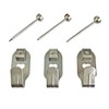 Fukui Metal Crafts F-0001 Stainless Steel X Hook, Small