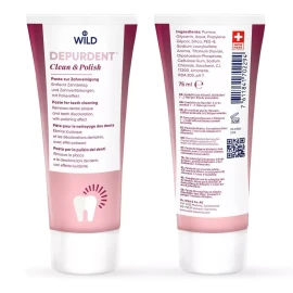 Wild Depurdent Clean & Polish Toothpaste - 75ml [ EXP: 10/2027 ]