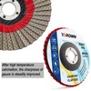 YDROWN 5 Inch Diamond Grinding Electroplated Flap Disc for Glass
