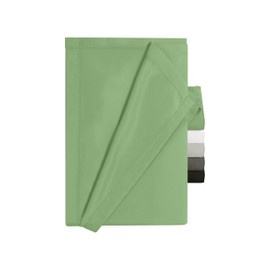 npluseins Flat Sheet without Elastic - Ultra Soft and Super Soft - Bed Sheet for Bed Motorhome Camping Blanket Travel Blanket Ultralight - Sheet 1628.2375, 240 x 275 cm, Sage