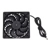 Solar Panel Fan Kit with 30A Controller Polysilicon 10W 18V