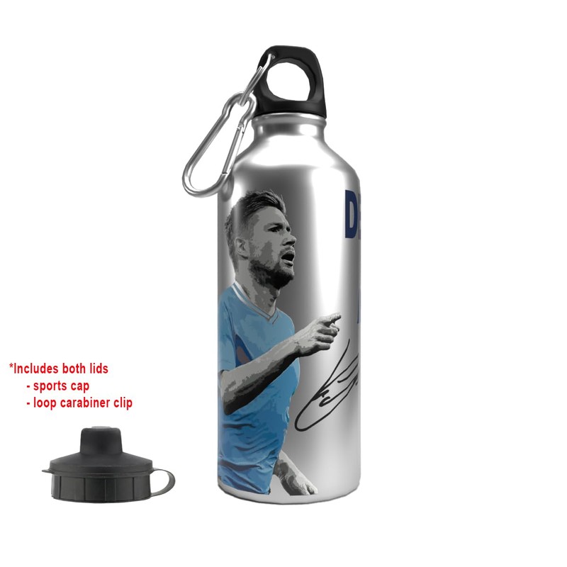 Partisan City Bottle De Bruyne 2-Lid Aluminium 600ml Silver