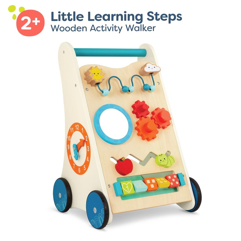 B. toys – Little Learning Steps – Wooden Activity Walker