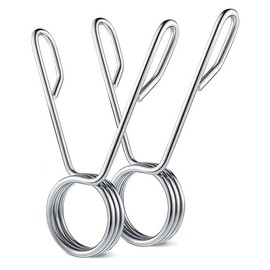 1 Pair of Spring Clamps 50 mm Spring Clamps for Barbell Bars for Locking Weight Plates and Handlebar Clasps