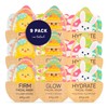 SpaLife Spring & Easter Facial Masks (9Pack) - Hyaluronic Acid,