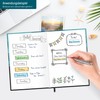 paper&you® Notebook A5+ Squared with Elastic Band [Shiny Teal] 156