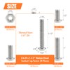 20 Pieces 1/4-20 x 1-1/2" Button Head Socket Cap Screws