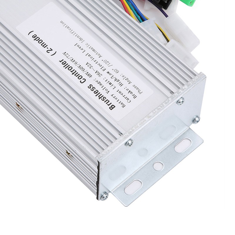 12Tube Dual Mode Rectangula E‑Bike Brushless Speed Motor Controller for